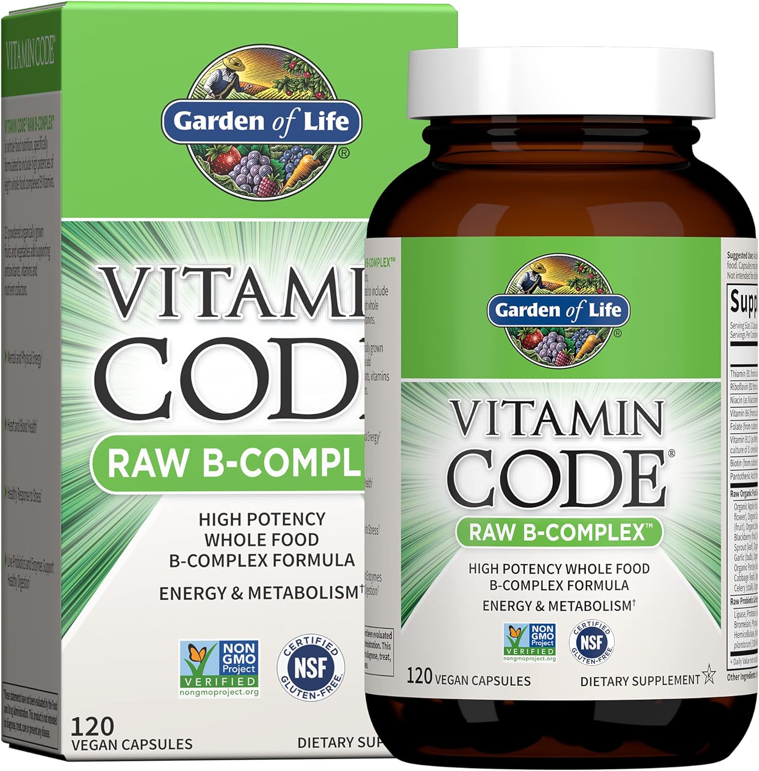 Garden of Life vitamin b complex supplements