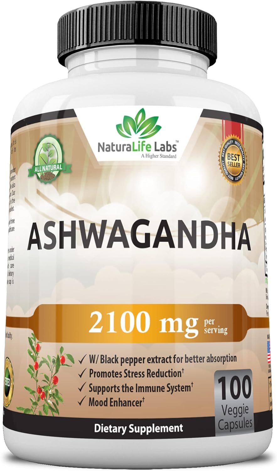 NaturaLife Labs ashwagandha supplements