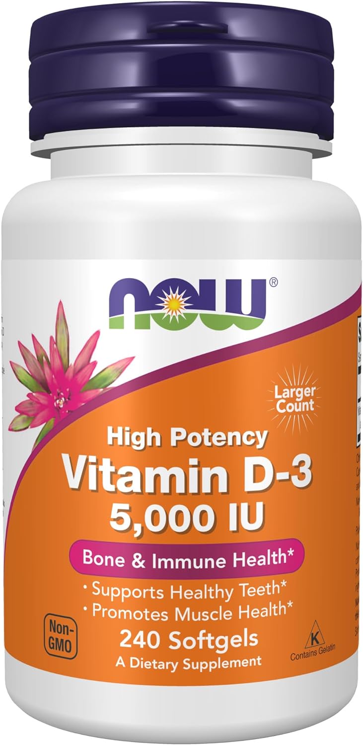 Now Vitamin D supplements