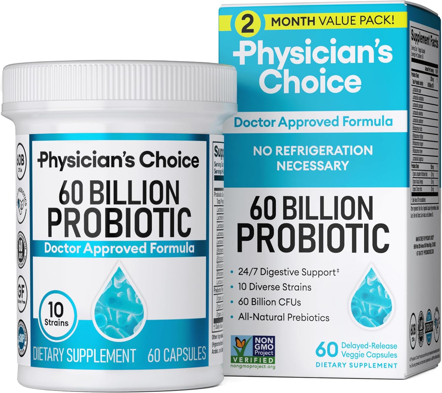 Physician's Choise probiotics supplements