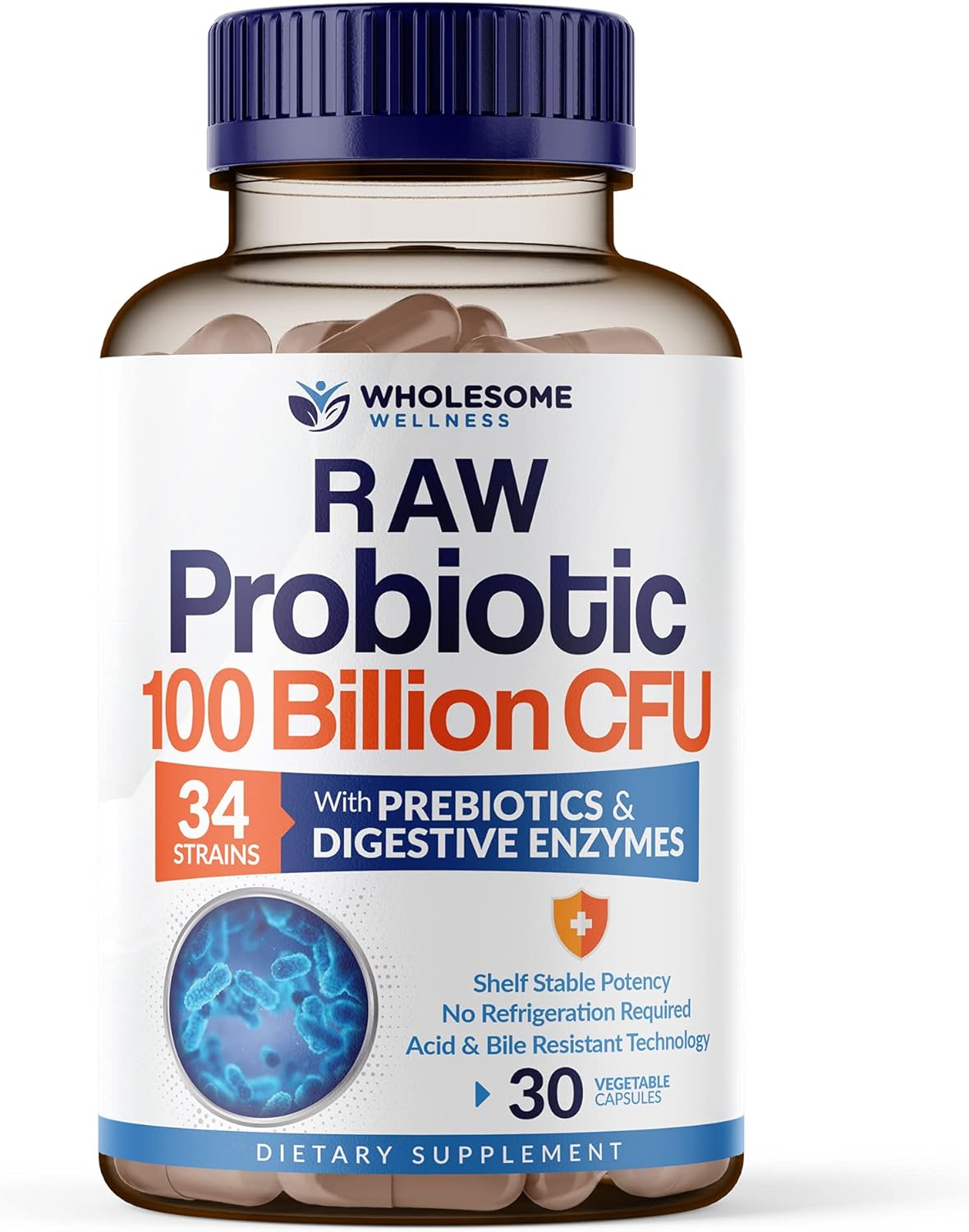 Wholesome Wellness probiotics supplements